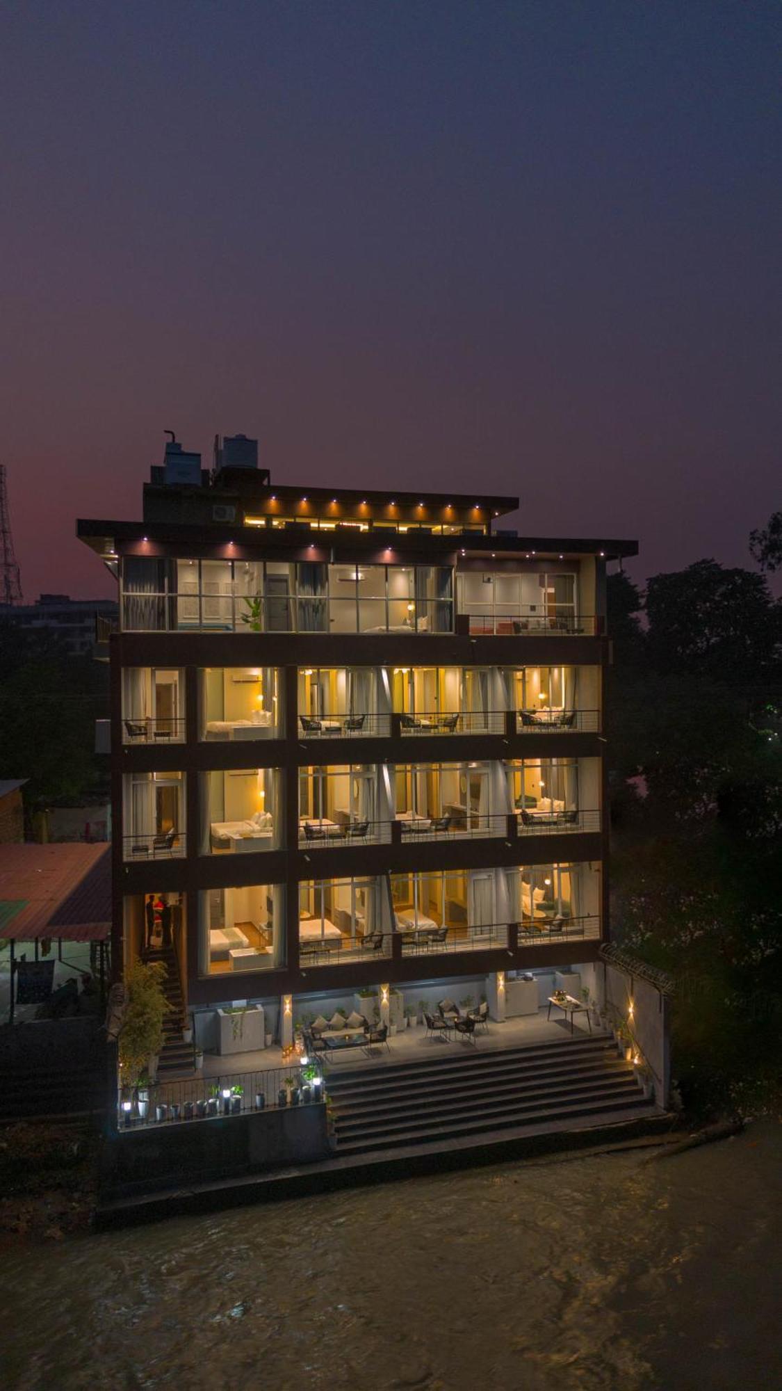 Sukoon By The Ganges - A Riverside Retreat Haridvár Kültér fotó
